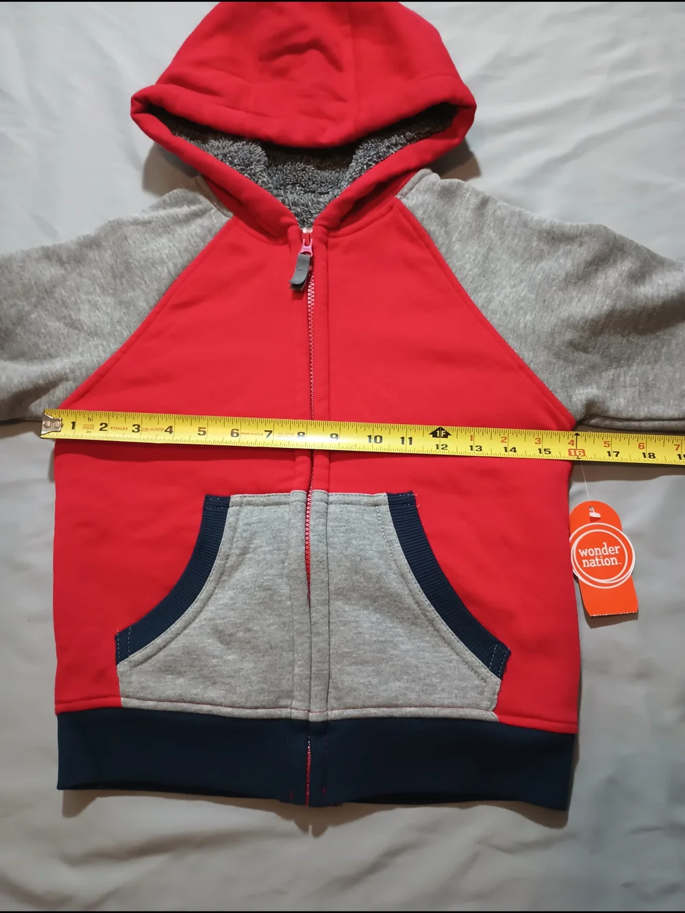 Wonder Nation Boys' Faux Sherpa Lined Jacket